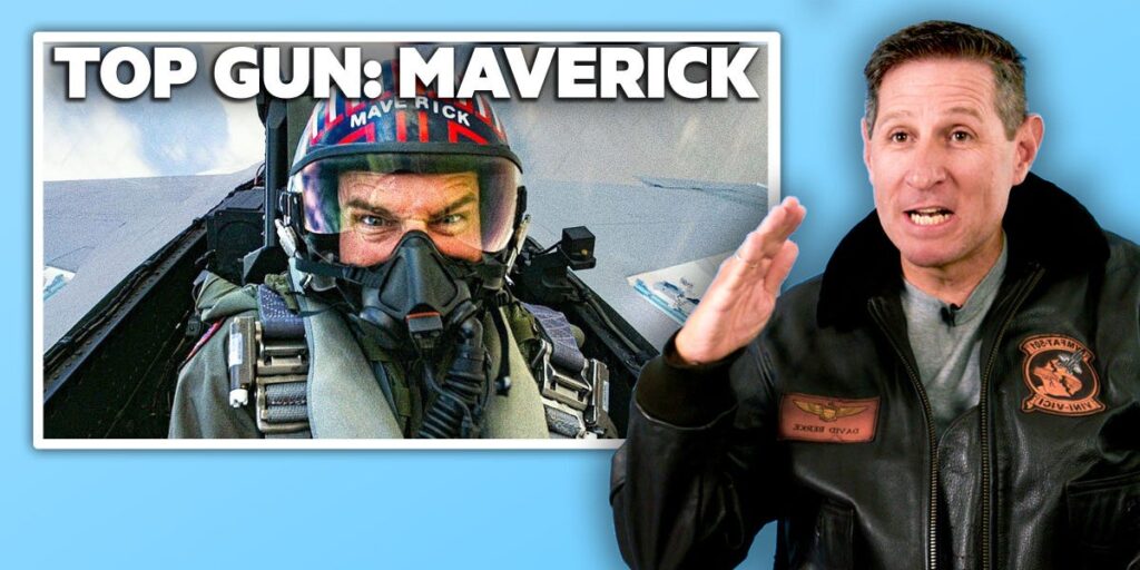 Fighter pilot reviews 'Top Gun' and 'Top Gun: Maverick' scenes.