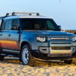 The Land Rover Defender Beach Break Edition celebrates the lifestyle of beach adventures